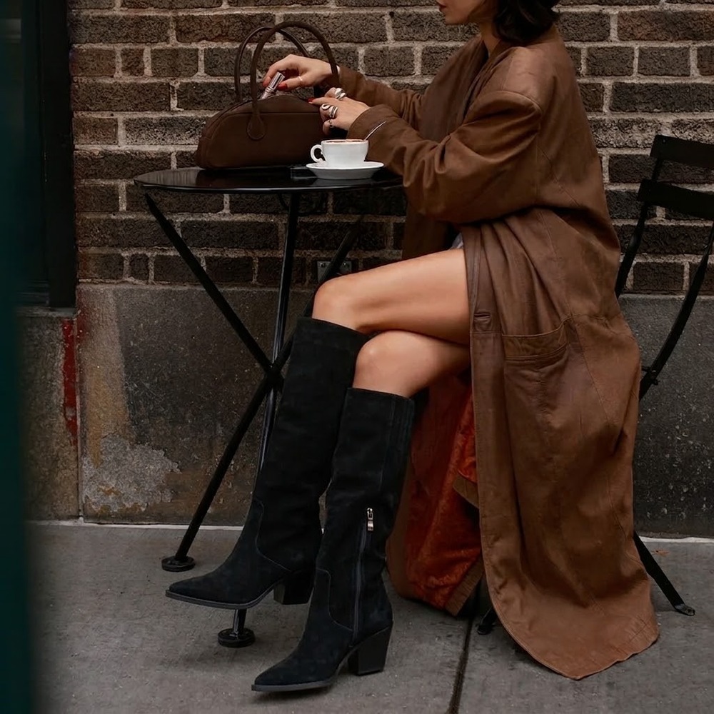 Dolce Vita Suede Knee High Boots Women Size 9